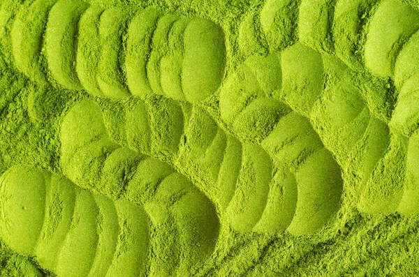 Matcha Tle Proszku Zielona Herbata Tekstura Zbliżenie Selektywne Skupienie — Zdjęcie stockowe