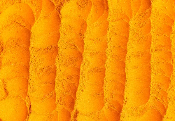 Bubuk Kunyit Oranye Masker Wajah Labu Body Scrub Tekstur Tutup — Stok Foto