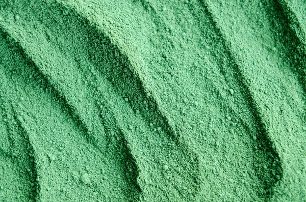 Bubuk Tanah Liat Kosmetik Hijau Masker Wajah Rumput Laut Tekstur — Stok Foto