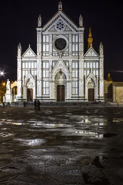 Florença Itália Outubro 2015 Basílica Santa Cruz Santa Cruz Catedral — Fotografia de Stock
