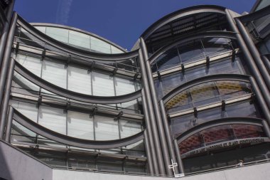 Nice, Fransa - 23 Nisan 2017: Modern ve çağdaş sanat Nice, Fransa Ulusal Müzesi, cephe