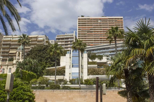 Monaco Monte Carlo Aprile 2017 Dagweergave Van Residentiële Gebouwen Monte — Stockfoto