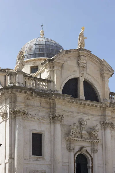 Dubrovnik Kroatien August 2017 Blasiuskirche Dubrovnik Altstadt Kroatien — Stockfoto