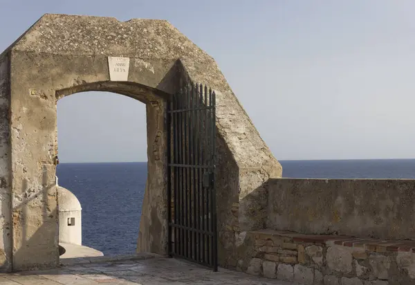 Dubrovnik Kroatien Augusti 2017 Arkitektonisk Detalj Den Antika Stadsmuren Dubrovnik — Stockfoto