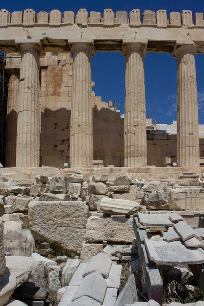 Atenas Grecia Agosto 2016 Partenones Descansan Atenas Grecia — Foto de Stock