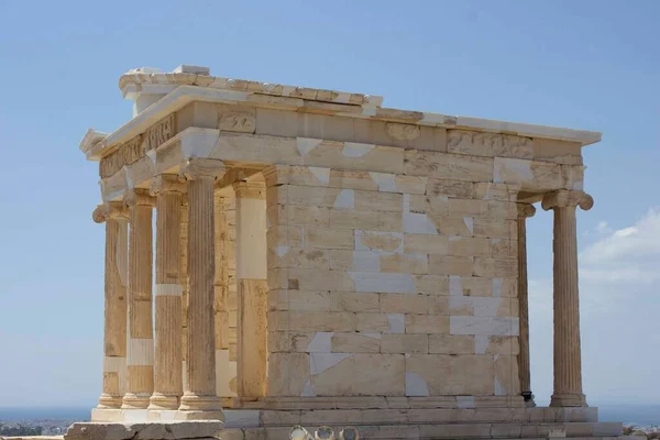 Athènes Grèce Août 2016 Ruines Propylaea Athènes Acropole Grèce — Photo