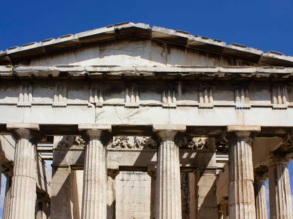 Atenas Grecia Agosto 2016 Templo Hefesto Antiguo Ágora Atenas — Foto de Stock