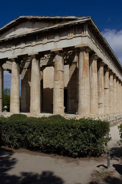 Αθηνα Ελλαδα Αυγουστου 2016 Ναός Του Ηφαίστου Στην Αρχαία Αγορά — Φωτογραφία Αρχείου