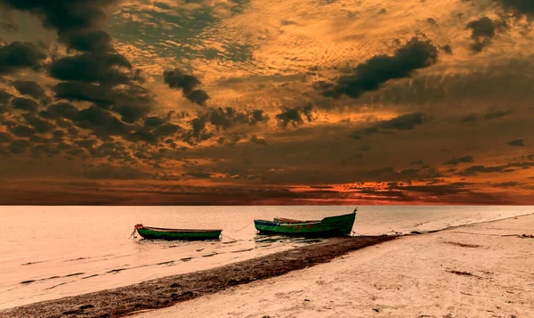 Sonnenuntergang Strand — Stockfoto