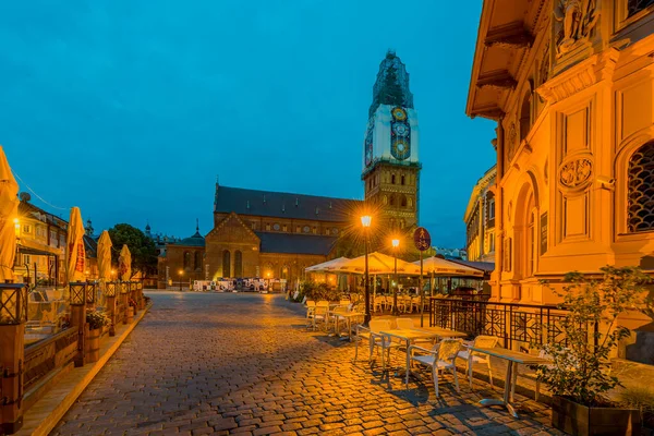 Blick Auf Den Altstadtplatz Der Nacht — Stockfoto