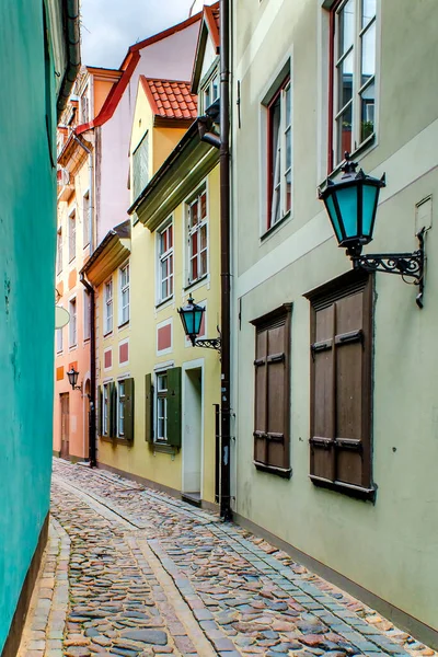 Vieille Rue Dans Ville Stockholm Suède — Photo