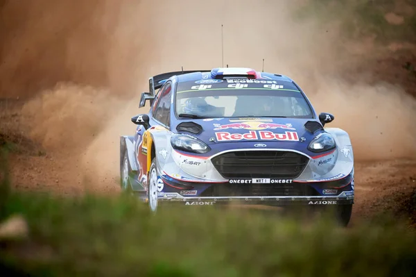 Ottobre 2017 Salou Catalogna Spagna Sebastien Ogier Suo Pilota Julien — Foto Stock