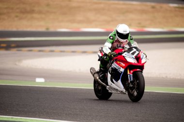 8 Temmuz 2017, Circuit de Barcelona, Catalunya, İspanya; 24 Saat Katalunya Motosiklet Dayanıklılık Yarışı; Monlau Repsol Teknik Okulu 2 Ekibi 'nden Ramon Basomba 