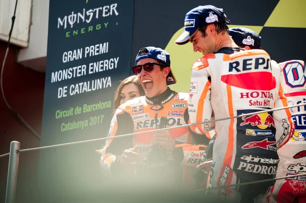 2017年6月11日 バルセロナ サーキット モンメロ カタルーニャ スペイン Motogpカタルーニャ レースデー マーク マルケス — ストック写真