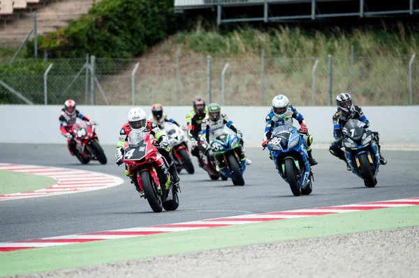 Juillet 2017 Circuit Barcelone Catalogne Espagne Heures Catalunya Motorcycle Endurance — Photo