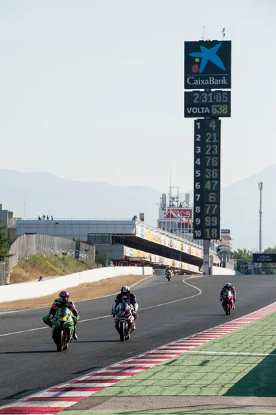 Temmuz 2017 Circuit Barcelona Catalunya Spanya Saat Katalunya Motosiklet Dayanıklılık — Stok fotoğraf