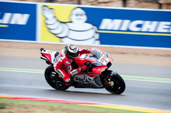 Setembro 2017 Motorland Aragon Alcaniz Espanha Motogp Aragão Prática Livre — Fotografia de Stock