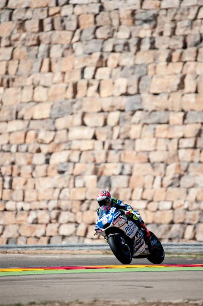 2017年9月23日 スペイン アルカニス州アラゴン Motogp アラゴン 土曜日予選 Octo Pramac Racing Motogpチームのダニーロ — ストック写真