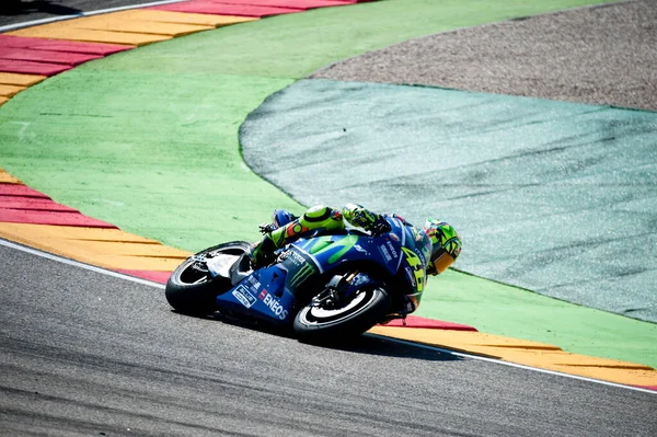 Septembre 2017 Motorland Aragon Alcaniz Espagne Motogp Aragon Dimanche Valentino — Photo