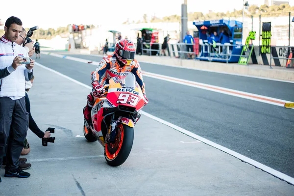 November 2017 Valencia Spanje Motogp Kwalificatie Marc Marquez Van Het — Stockfoto