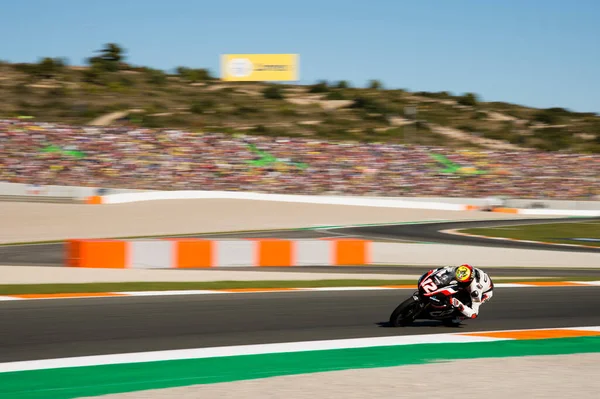 November 2017 Valencia Spanyolország Motogp Race Marco Bezzecchi Cip Moto3 — Stock Fotó