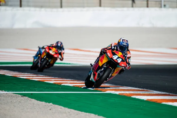 Kasım 2017 Valencia Spanya Motogp Yarışı Kızıl Boğa Ktm Ajo — Stok fotoğraf