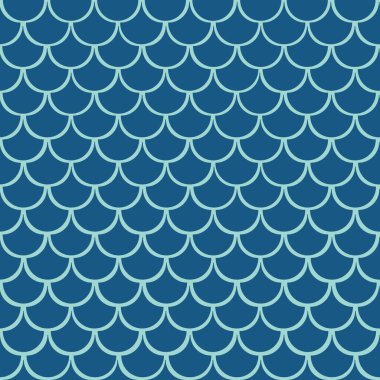 Vector aqua balık skalası, kusursuz desenli arka plan. Duvar kağıdı, kumaş, ambalaj ve yapıştırma kitabı projeleri için mükemmel.