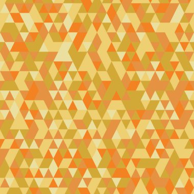 Vektör turuncu, üçgen, dikdörtgen desenli arka plan. Kart, kitap kapağı, ambalaj ve albüm projeleri için mükemmel.