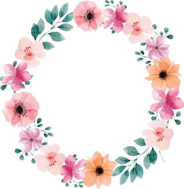 Vektör illüstrasyon çiçekli tebrik kartı, içinde güller, suluboya, davet arkaplanı olarak kullanılabilir.