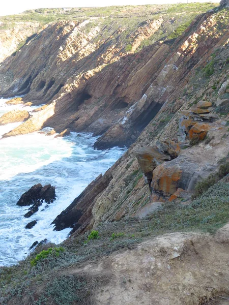 Cuevas Los Acantilados Mossel Bay Cerca Ciudad Del Cabo Sudáfrica —  Fotos de Stock