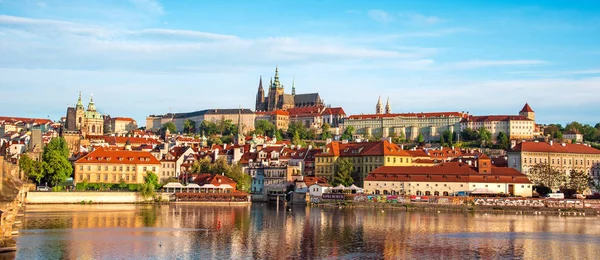 Die Wunderschöne Landschaft Der Altstadt Und Der Prager Burg Mit — Stockfoto