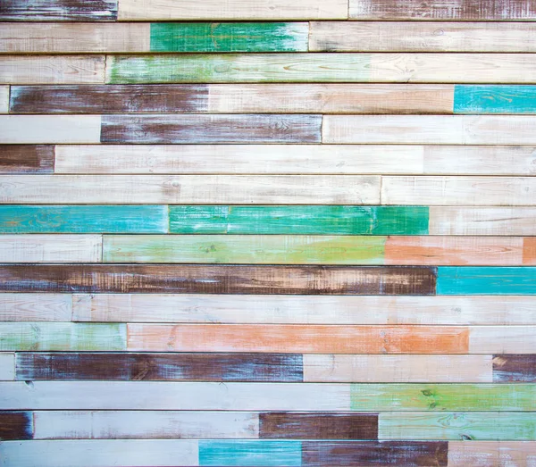 Beautiful vintage background with old painted boards — Stock Photo, Image