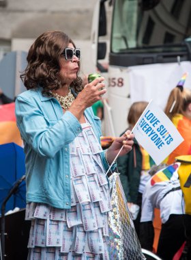 Kopenhag, Danimarka - 17 Ağustos 2019: Kopenhag katılımcısı