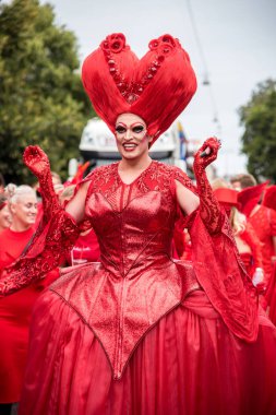 Kopenhag, Danimarka - 17 Ağustos 2019: Kopenhag katılımcısı