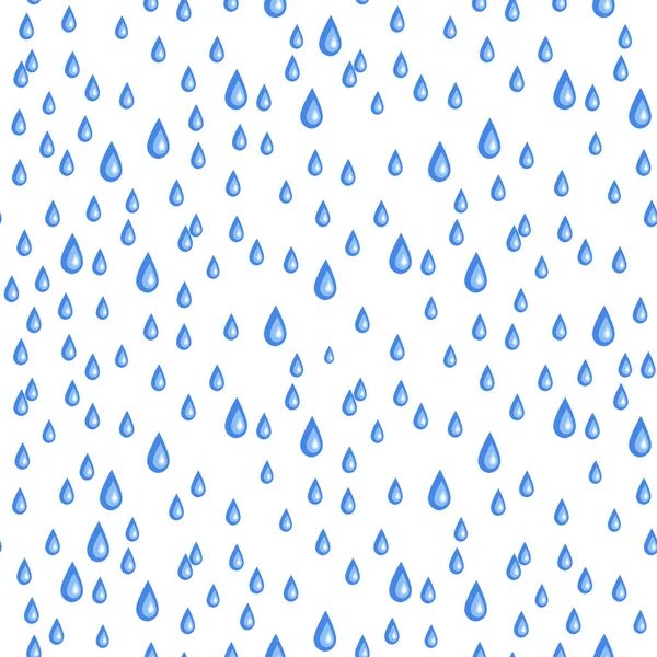 Drops of water on the glass. Rain, Ross. Seamless. Background, wallpaper. — Stock Vector