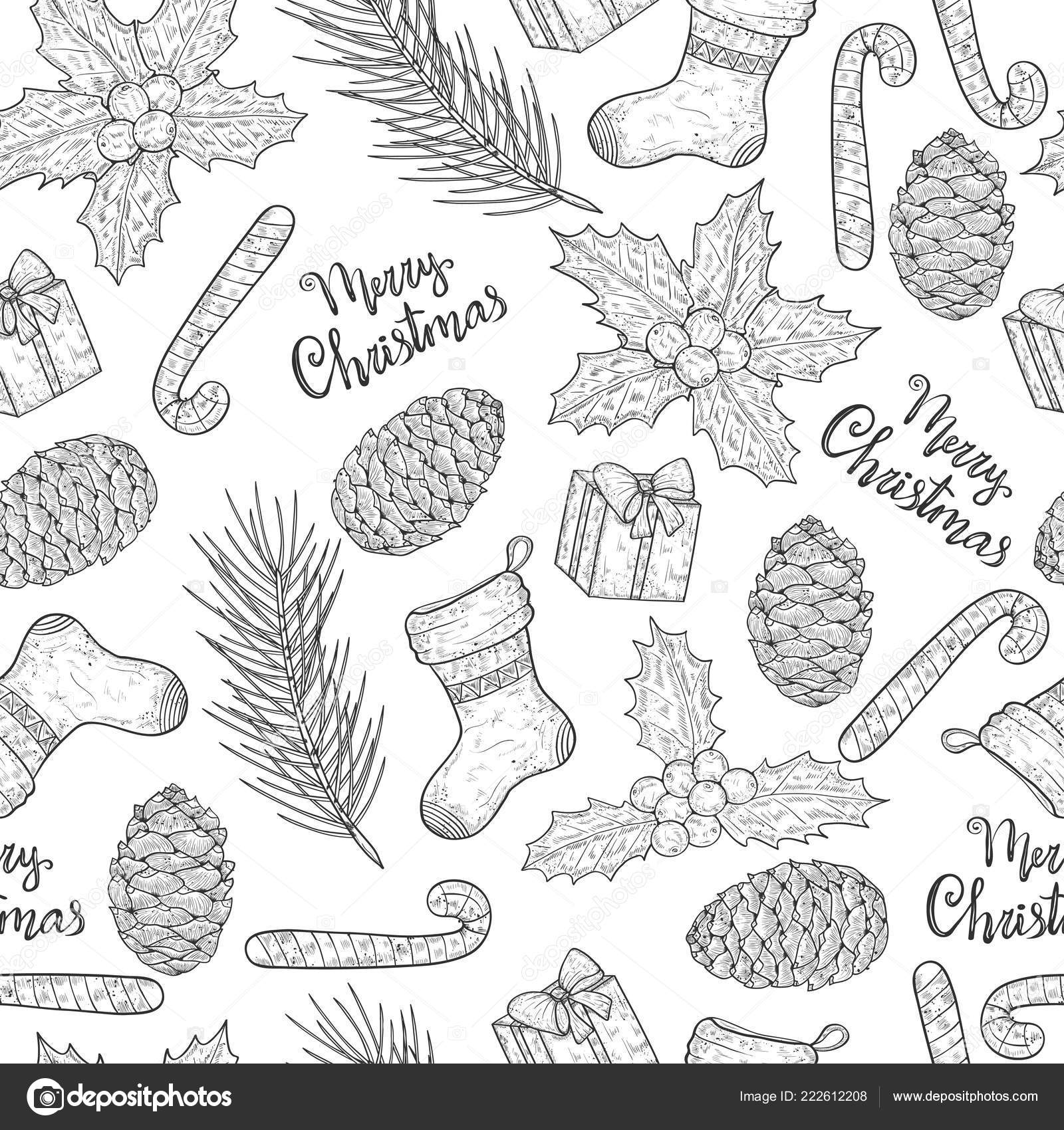 Holiday Christmas Wallpaper Seamless Texture Background Holiday Christmas Wallpaper Seamless Texture Background