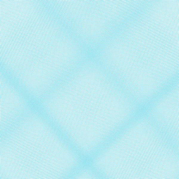 ギョーシェ模様。線、正方形、波、正方形を曲線します。青い色の抽象的な背景. — ストックベクタ