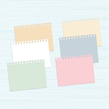 Temiz bir sayfayla. Not defteri. Ayarla.