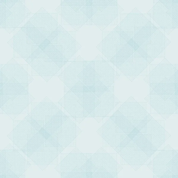 Sfondo astratto. Senza cuciture. Colore blu. Linee, quadrati, diamanti . — Vettoriale Stock
