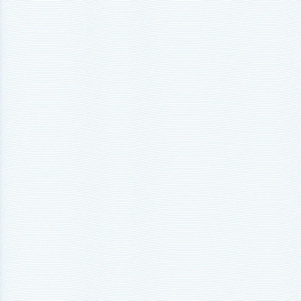 Líneas azules sobre fondo blanco. Guilloche. Capa protectora de billetes, diplomas y certificados. Olas . — Archivo Imágenes Vectoriales