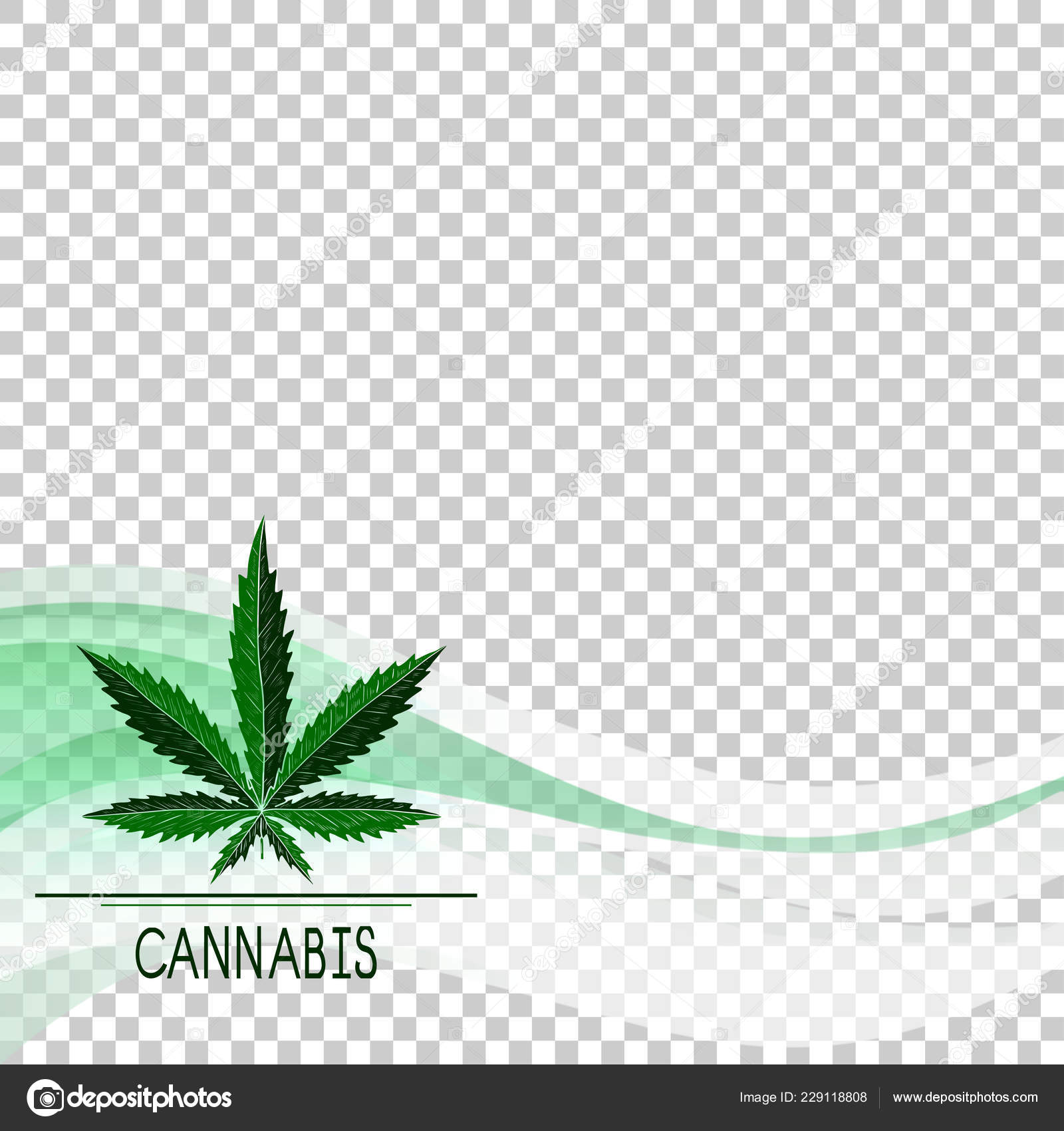Image vectorielle Du cannabis. Feuille. Fumée, transparence. Cadre de  modèle. Couleur. Logo par ©KosOlga - 229118808, image size:1600x1700