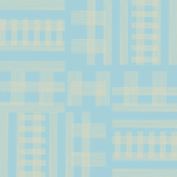 Lignes horizontales et verticales sur fond bleu. L'abstraction. La texture de fond . — Image vectorielle