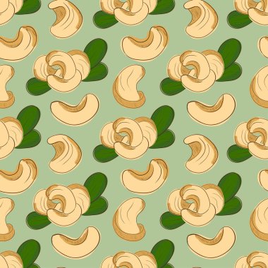 Kaju. Somun. Kurumuş. Sorunsuz. arka plan doku duvar kağıdı. Kroki