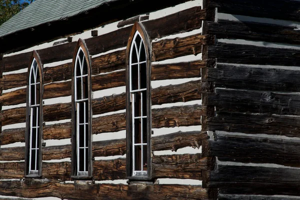 Yıpranmış Ahşap Kulübe Kilisesi — Stok fotoğraf