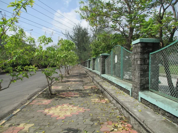 空旷的行人路景观 — 图库照片