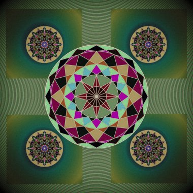 Çok amaçlı kullanım için güzel soyut yıldız tasarımı renkli bir resim