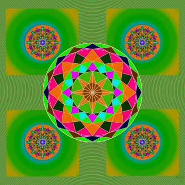 Çok amaçlı kullanım için güzel soyut yıldız tasarımı renkli bir resim