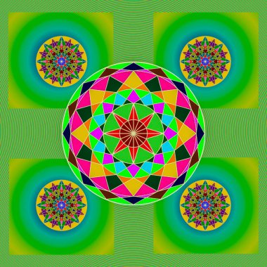 Çok amaçlı kullanım için güzel soyut yıldız tasarımı renkli bir resim