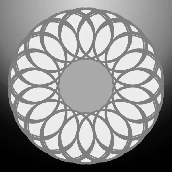 Färgglad Cirkulär Design Abstrakt Bild För Multifunktionellt Bruk — Stockfoto