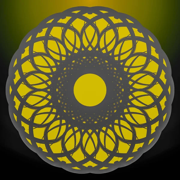 Image Abstraite Conception Circulaire Colorée Pour Une Utilisation Polyvalente — Photo